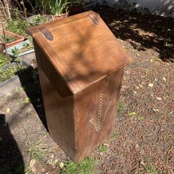 Hardwood Storage Bin 