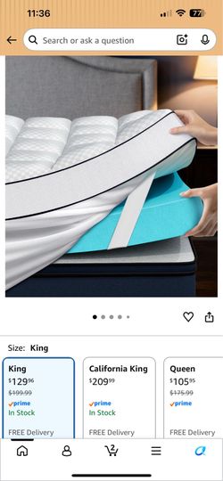 King Mattress Topper