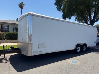 24.5 x 8 Enclosed Cargo Trailer tittle in hand