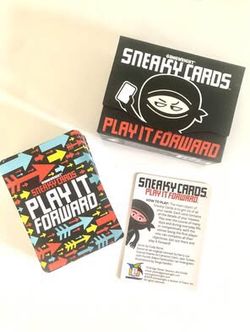 Sneaky Cards Play It Forward Card Game 