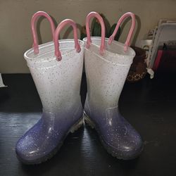 Girl Light Up Rain   Boots 