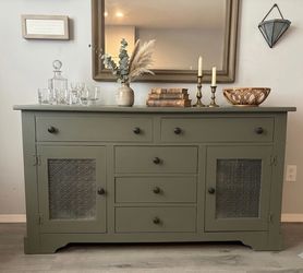 Rustic Farmhouse / Vintage Style  Buffet / Sideboard Console(local delivery available)