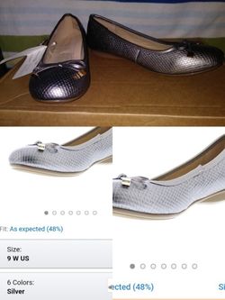 Goldtoe Malorie Womens Memory Foam Dress Flats