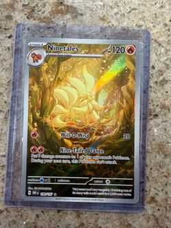 Pokémon Ninetales 199/197 Obsidian Flames Illustration Rare