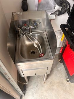 Stainless  steel sink