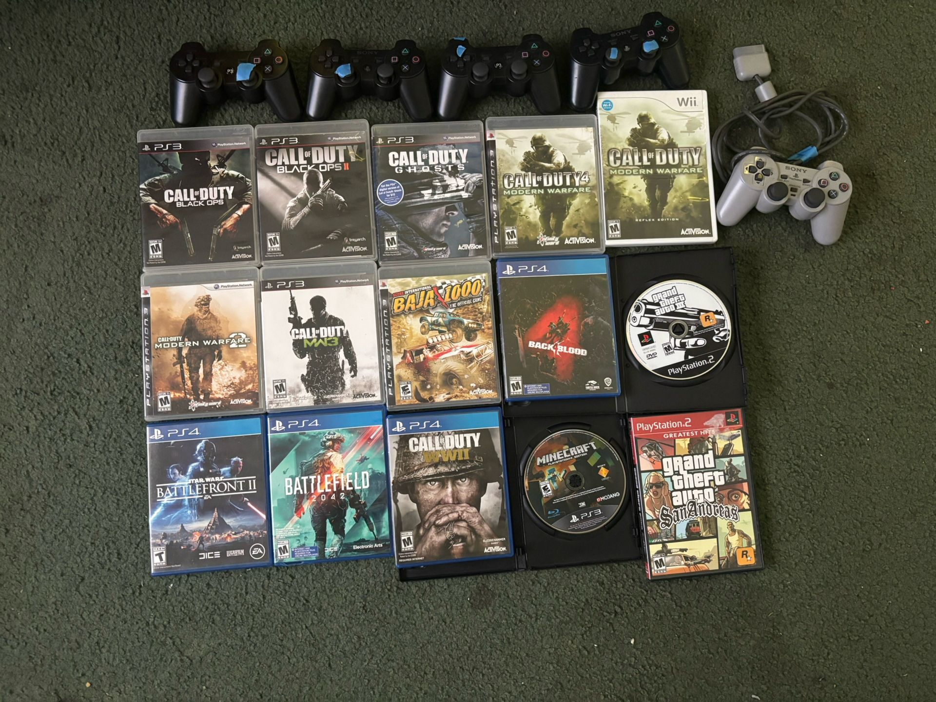 PS2 PS3 PS4 & Wii Games - Big Lot! Classics & Popular Titles