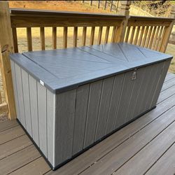 Gray Outdoor Storage Deck Box(160gallons)