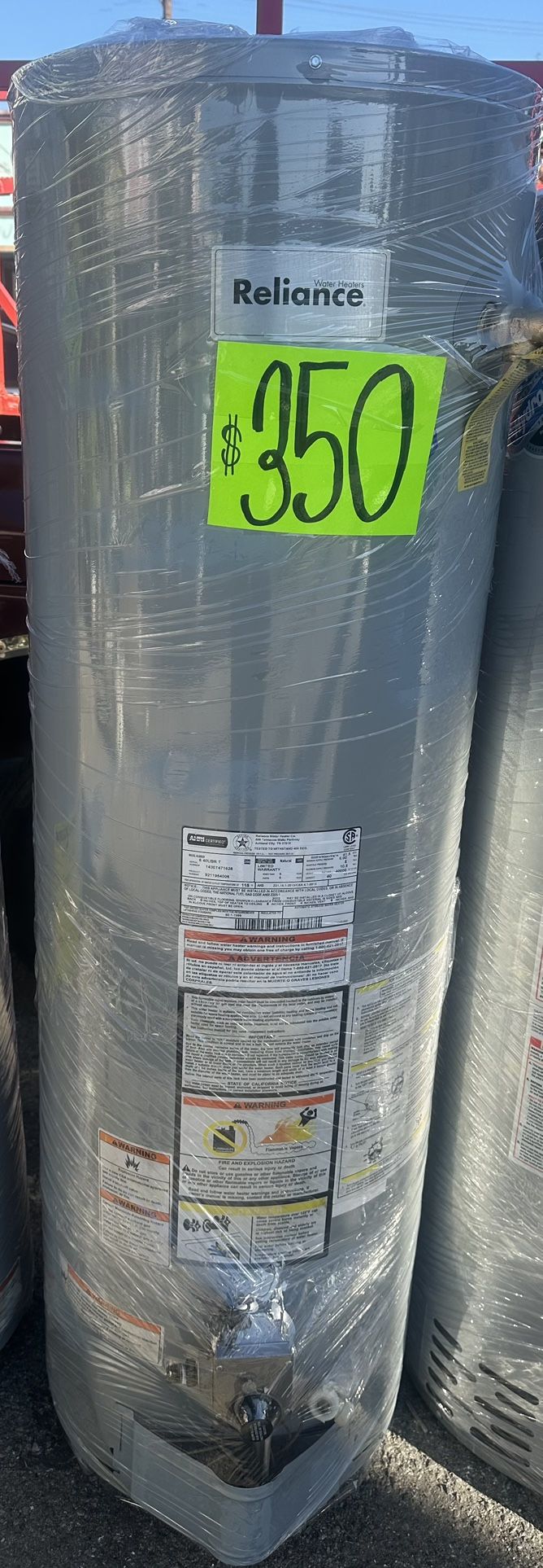 Reliance Water 💦 Heater 40 Gal