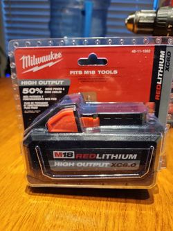 One Milwaukee M18 High Output XC 6.0