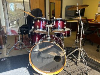 PDP concept maple drum kit with cymbals and hardware