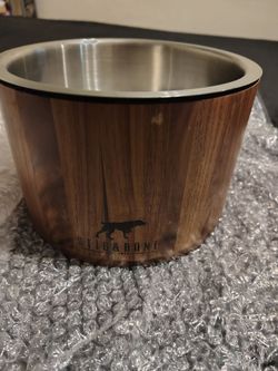 Stig & bone Wood Dog bowl