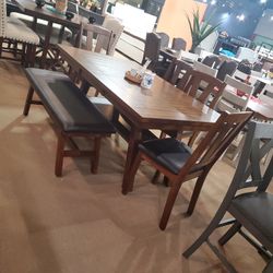 6pc Standard Height Dining Set