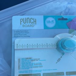 Crafting- Envelope Punch Board
