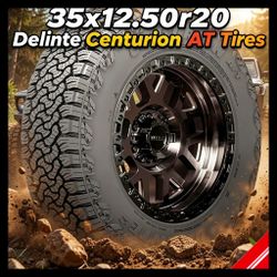 Brand New 35X12.50R20 Delinte Centurion A/T Tires