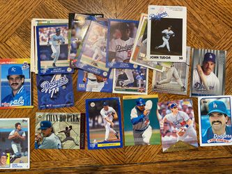 Lot Of 50 Dodgers Cards From 1970s to 1990s