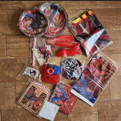 Spiderman Party Supplies Kit 