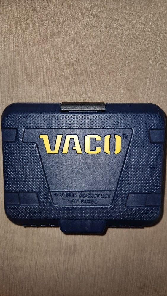 Vaco Impact Ready 9pc Flip Socket Set Metric And Standard 
