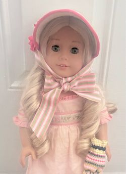 Caroline American girl doll and accessories,