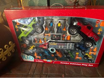 Jumbo vehicle play set