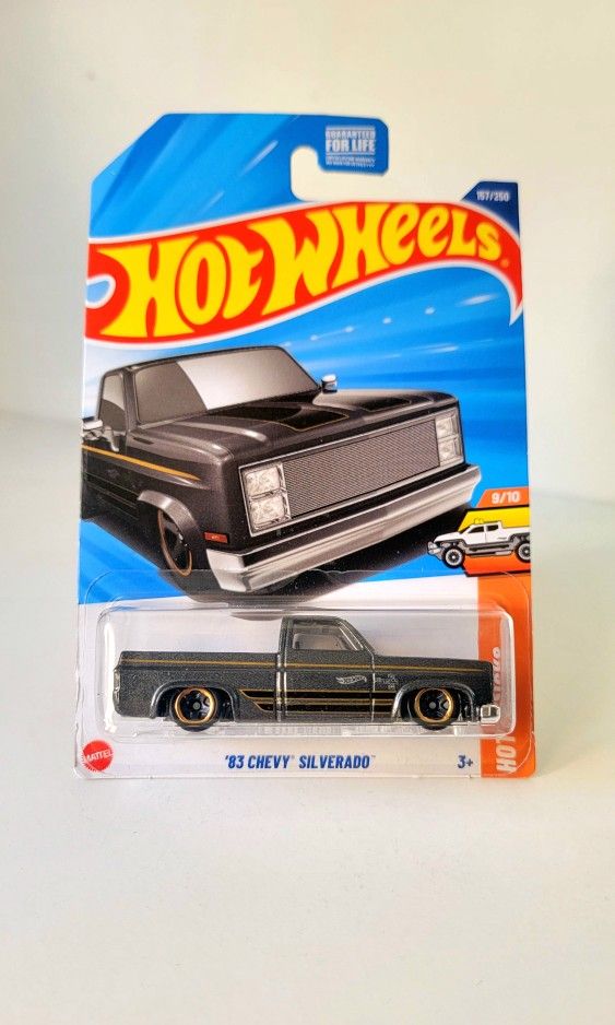 Hot Wheels '83 Chevy Silverado Gray