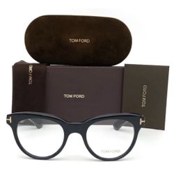 Tom Ford FT5378 001 Black / Demo Lens 49mm Eyeglasses TF5378