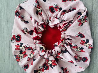 Minnie Mouse Handmade Satin Hair Bonnets 