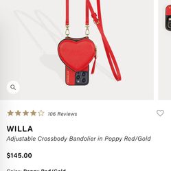 Heartshaped Bandolier iPhone Bag