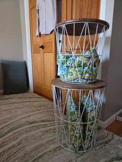 Storage side table set