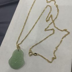 Jade buddha chain
