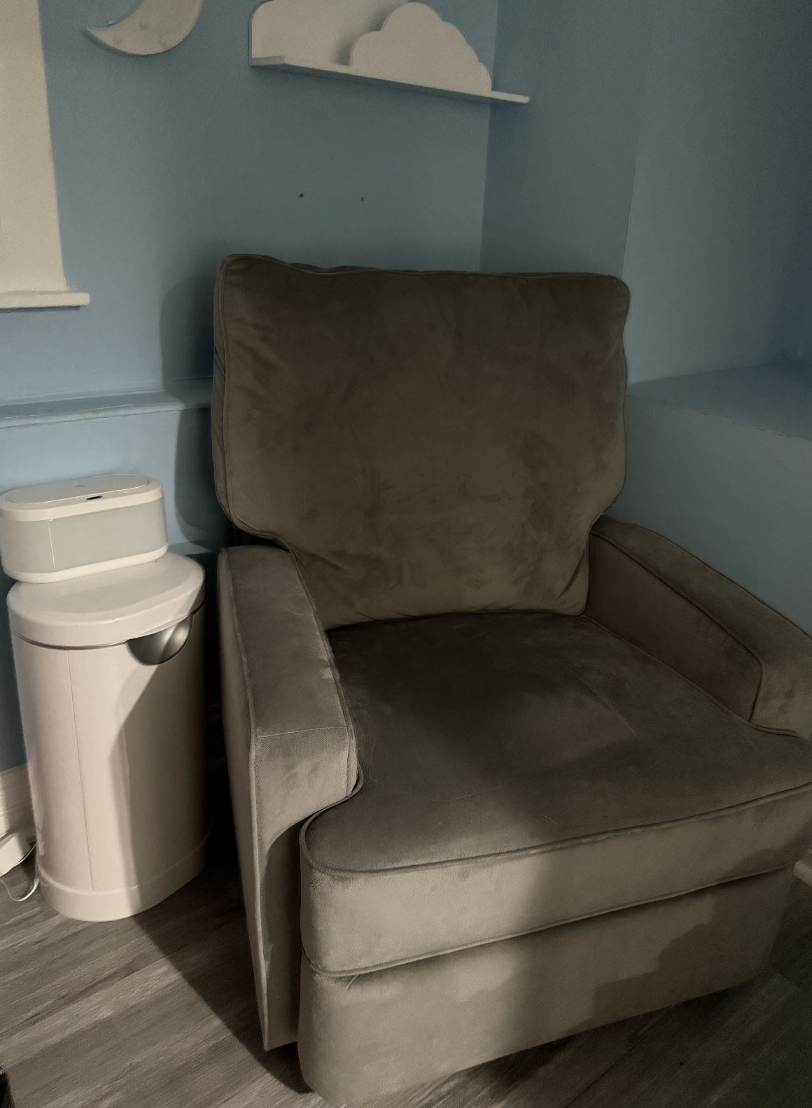 Grey Nursery Chair