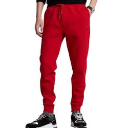 Ralph Lauren Double-Knit Jogger Pants Men’s Size Small Red 