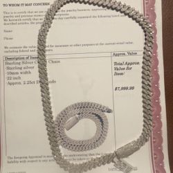 Silver Cuban Link Chain