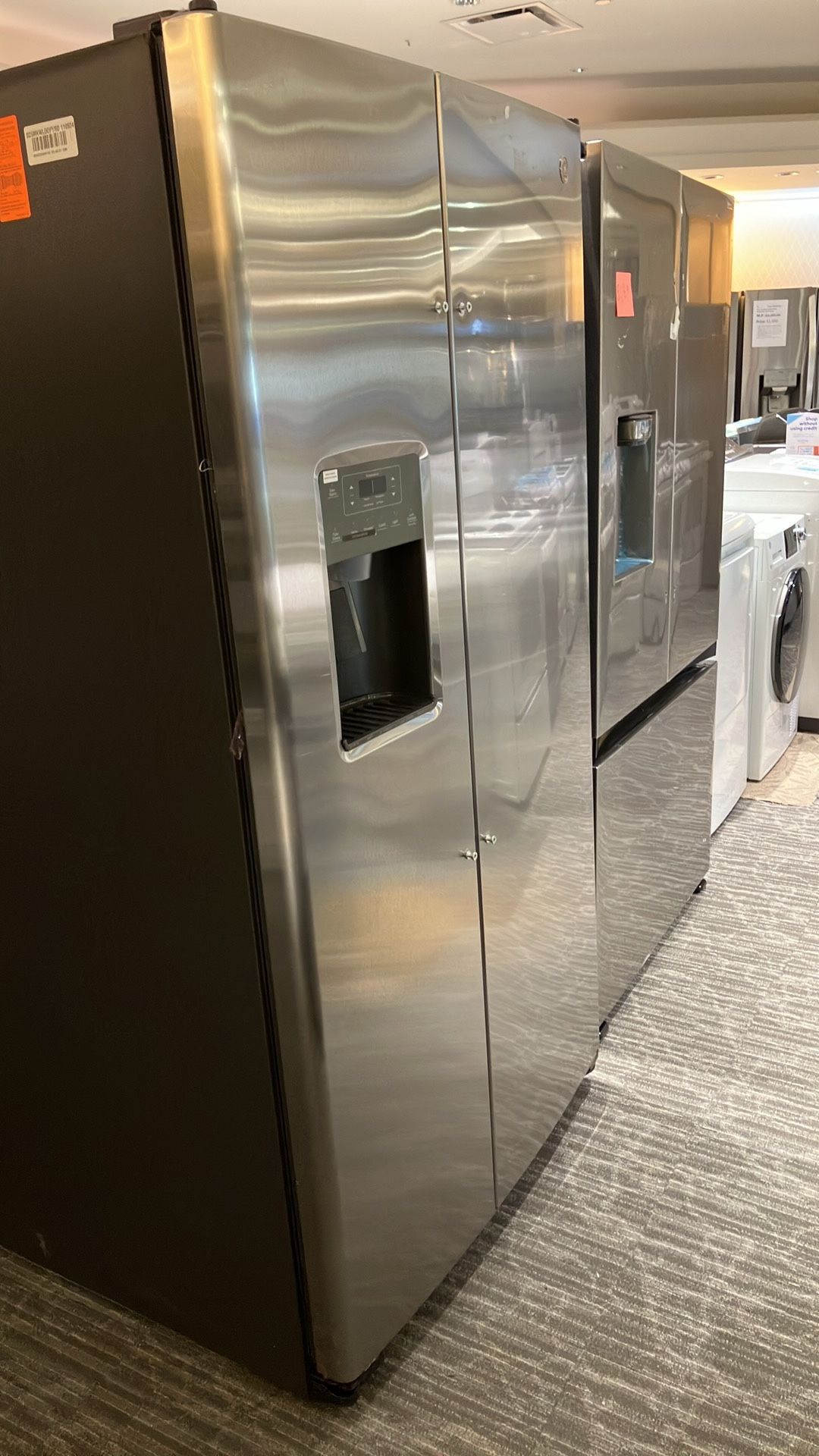 25.3 cu. ft. Side by Side Refrigerator in Fingerprint Resistant Stainless Steel, Standard Depth
