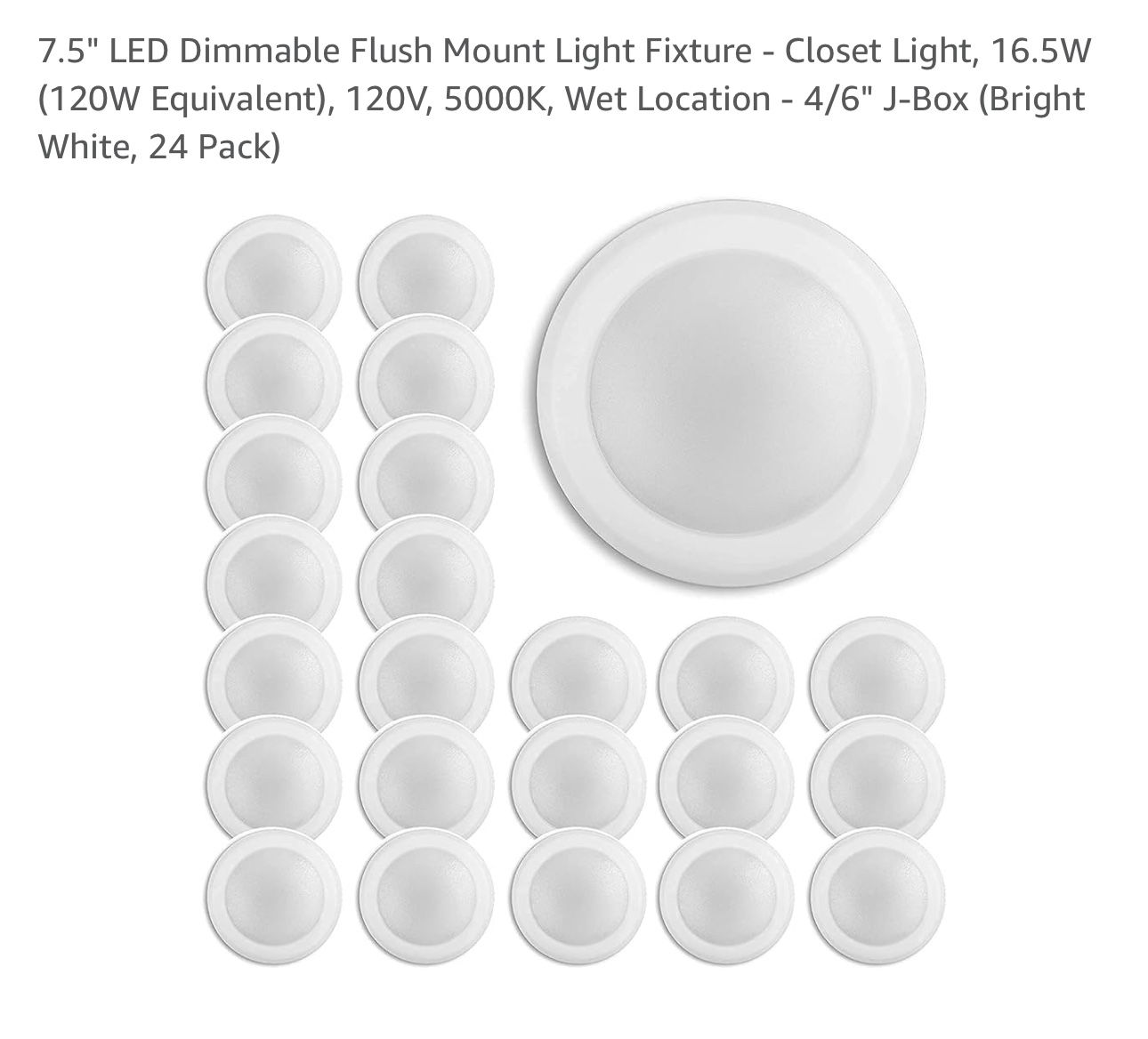 Lunabode LED Dimmable Flush Mount Light