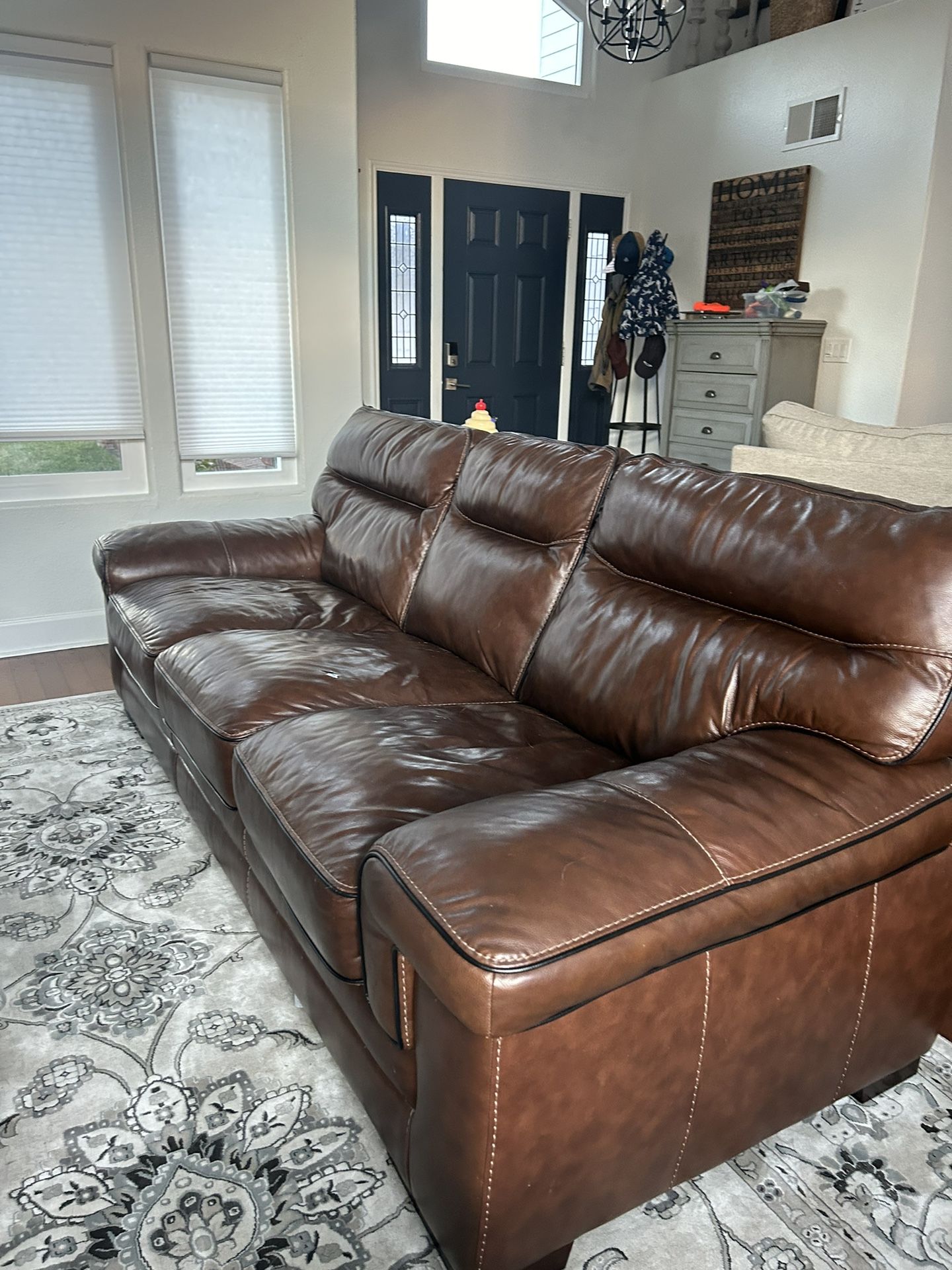 Leather Couch For Sale ! 