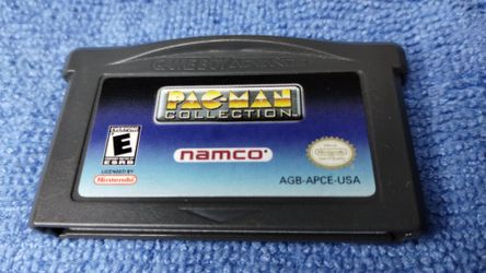 gameboy advance sp game pacman colection