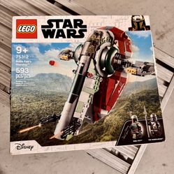 Lego Star Wars Set 75312 Boba Fett Starship New In Box - Never Opened Disney