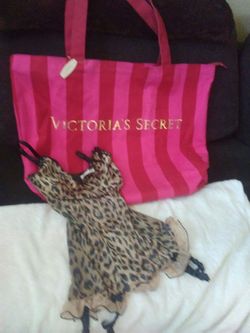 Victoria's Secret travel bag and lingerie