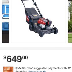 Toro 21 Inch Gas With Self propelled  Features Electric Starts 