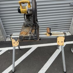 Dewalt Metal Chop Saw W/stand And Carbide Blade 