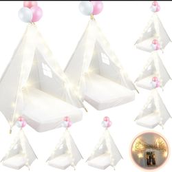 8 Pack Sleepover Tent for Girls Party