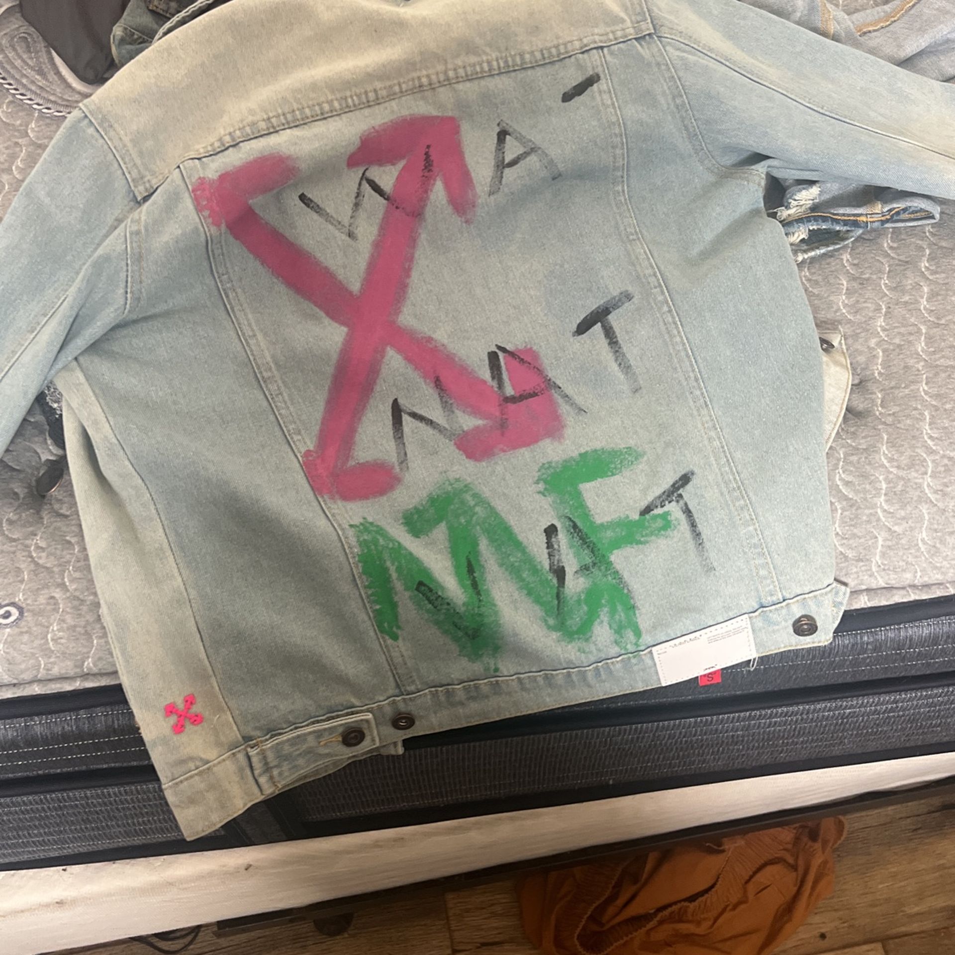 Off-white Mens Jean Jacket