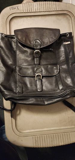 Kenneth Cole Leather flap backpack