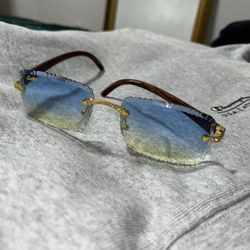 Cartier C Class Rimless Vintage Glasses 