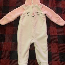 Baby girl One Piece Fleece
