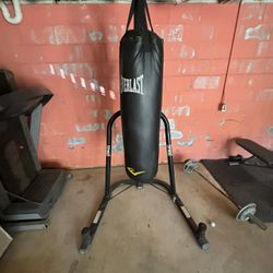 Punching Bag And Gloves