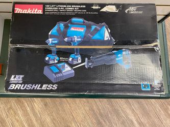 Makita 18V LXT Brushless 3-Piece Combo Kit