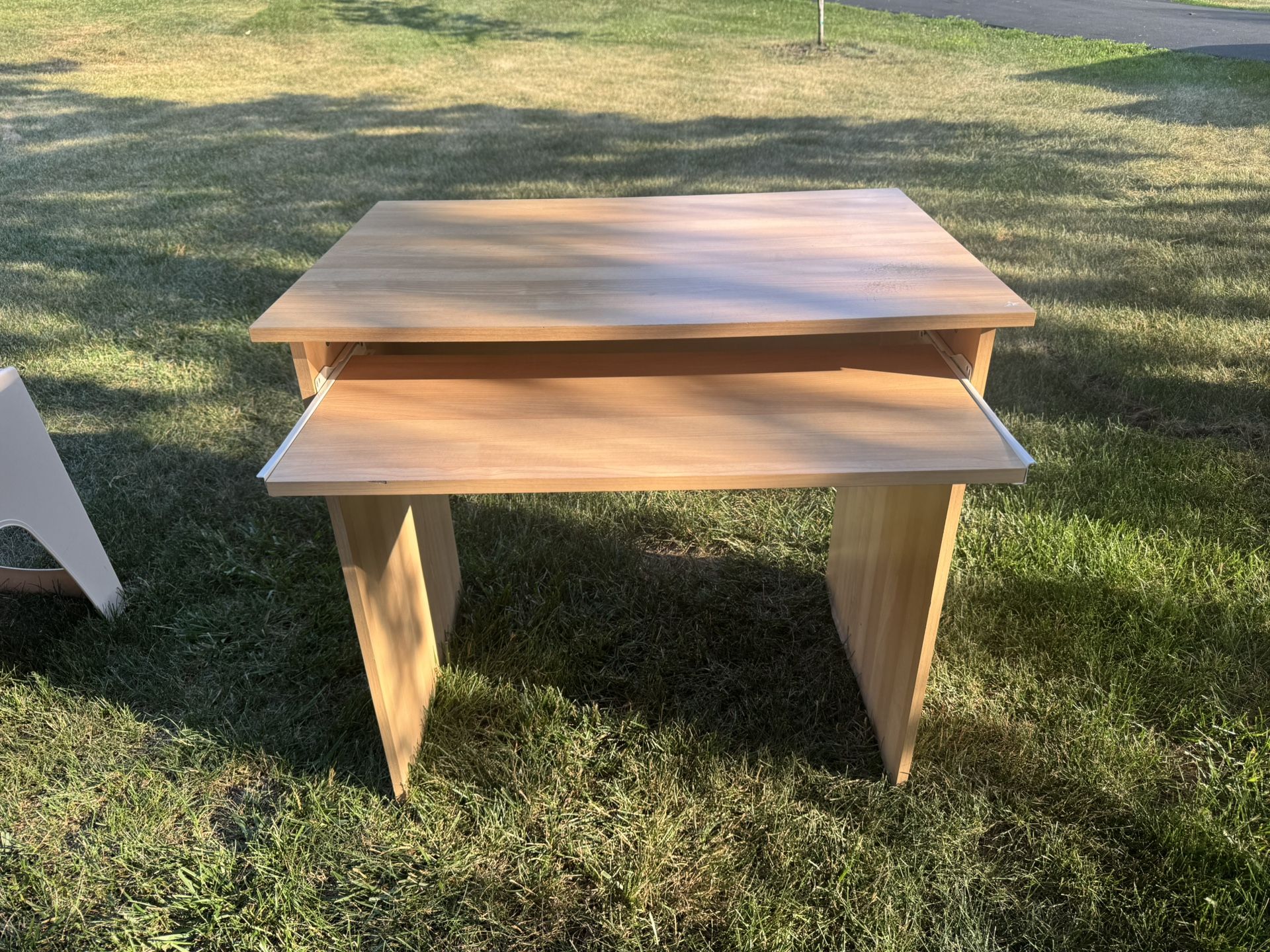 IKEA Desk With Slide Out Bar