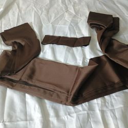 Brown Polyester curtain 