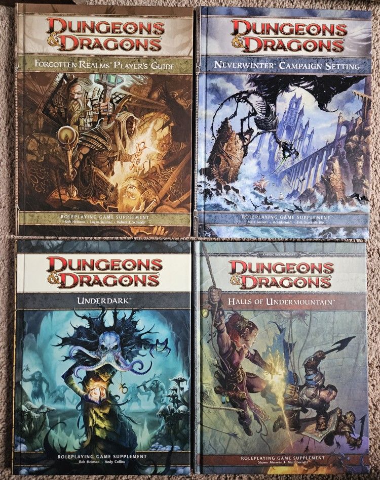 FORGOTTEN REALMS - DUNGEONS & DRAGONS (D&D) 4E COLLECTION